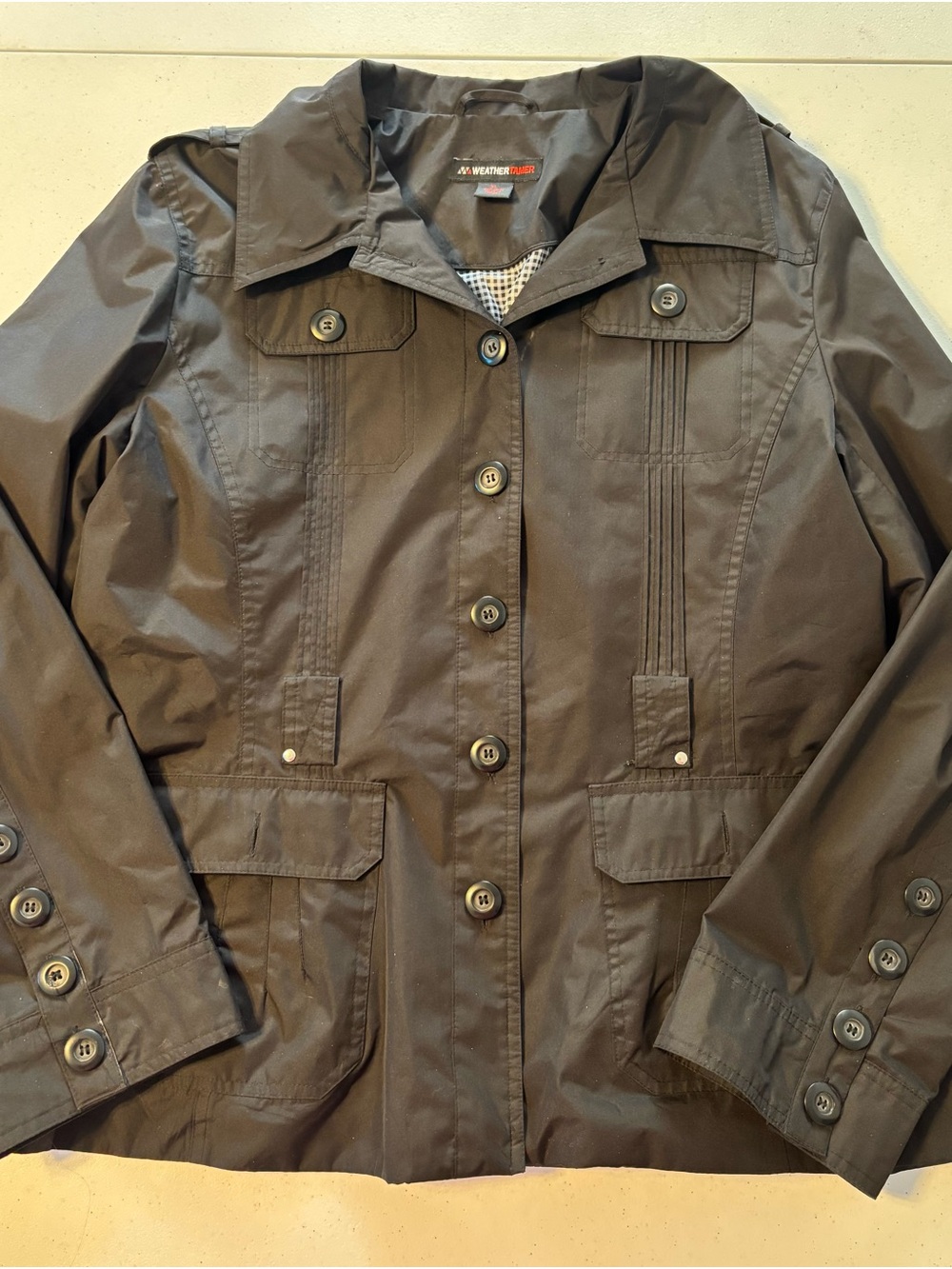 Weatherproof Women’s black Button-Front Jacket